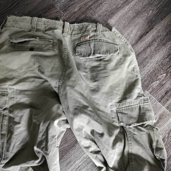 Mens polo jeans company camouflage camo distressed size 36 cargo - Picture 8 of 11